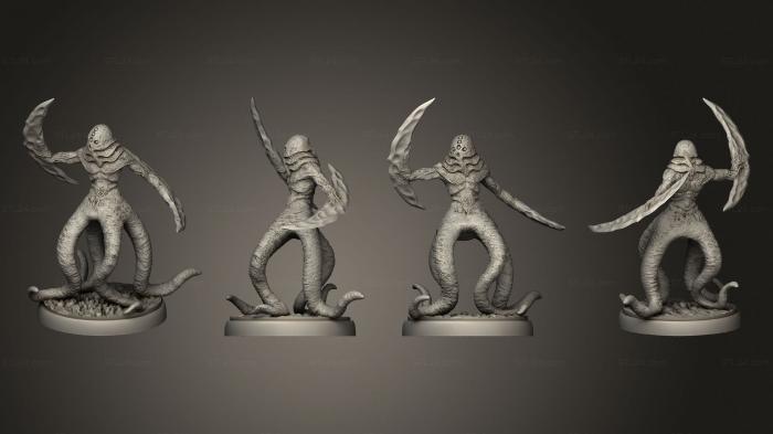 Figurines heroes, monsters and demons (Shoggoth Blades, STKM_7492) 3D models for cnc