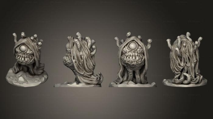 Figurines heroes, monsters and demons (Shrouded Abomination, STKM_7510) 3D models for cnc