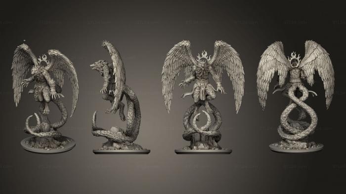 Figurines heroes, monsters and demons (Slavic Semargl base, STKM_7569) 3D models for cnc
