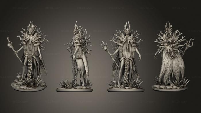 Figurines heroes, monsters and demons (Slavic Veles base, STKM_7571) 3D models for cnc
