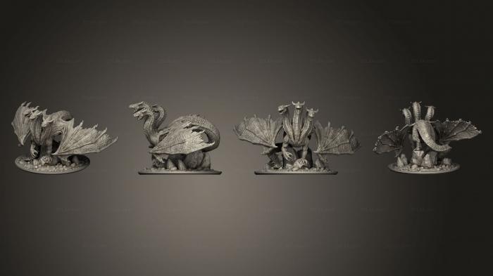 Figurines heroes, monsters and demons (Slavic Zmij base 01, STKM_7572) 3D models for cnc