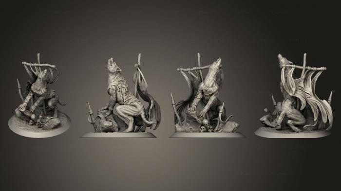 Figurines heroes, monsters and demons (SONS OF THE BLOOD MOON 3 SOTBM KRONID, STKM_7610) 3D models for cnc