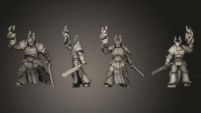 Figurines heroes, monsters and demons (Sorcerer Possible Dupe, STKM_7613) 3D models for cnc