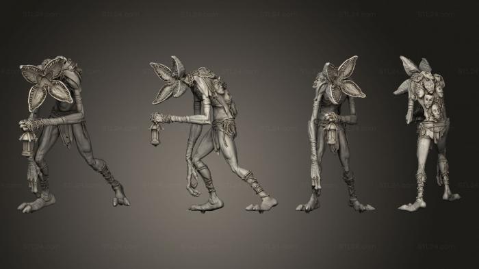 Figurines heroes, monsters and demons (SOUL DEV ARM L 002, STKM_7617) 3D models for cnc