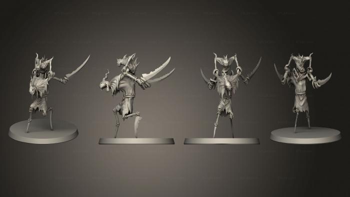 Figurines heroes, monsters and demons (Soul Harvester 2, STKM_7618) 3D models for cnc