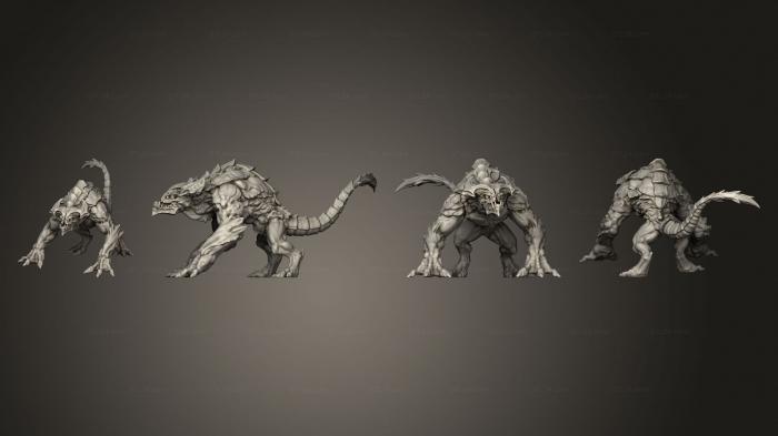 Figurines heroes, monsters and demons (Soul Snatchers 1, STKM_7619) 3D models for cnc