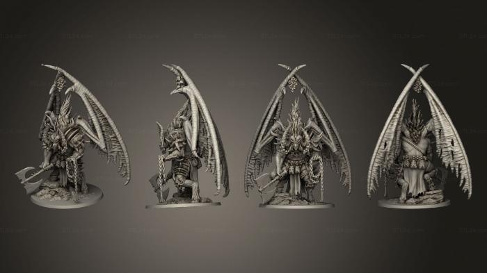 Статуэтки герои, монстры и демоны (Жнец Душ, STKM_7620) 3D модель для ЧПУ станка
