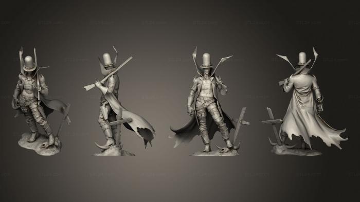 Статуэтки герои, монстры и демоны (Порождение Стрелка, STKM_7624) 3D модель для ЧПУ станка