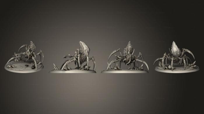 Статуэтки герои, монстры и демоны (Паукообразные Арахниты Выбирают Воинов A 002, STKM_7636) 3D модель для ЧПУ станка