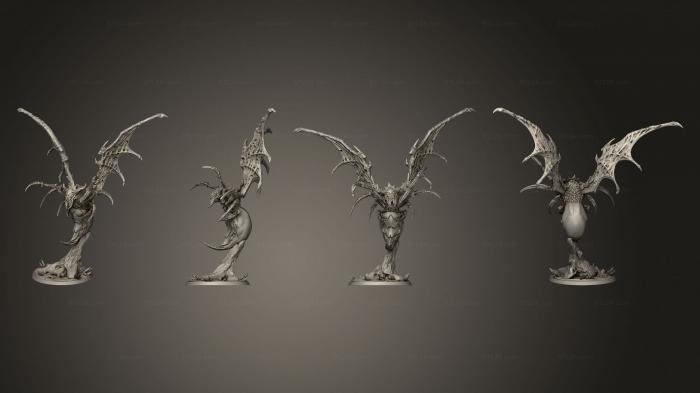 Статуэтки герои, монстры и демоны (Паучий Ужас, STKM_7641) 3D модель для ЧПУ станка
