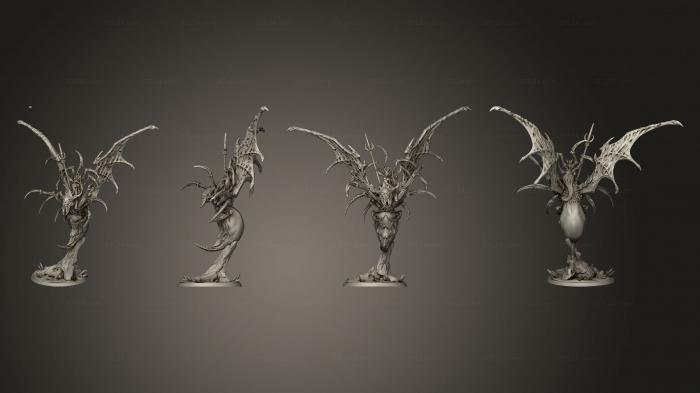 Статуэтки герои, монстры и демоны (Паучья дрожь на Хоррораксе, STKM_7648) 3D модель для ЧПУ станка