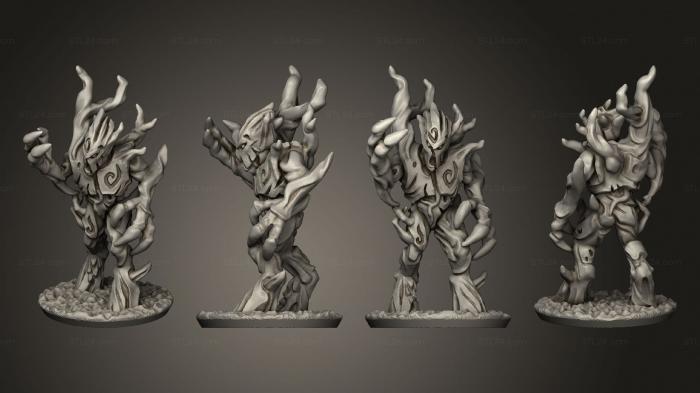 Figurines heroes, monsters and demons (spirit 09, STKM_7672) 3D models for cnc