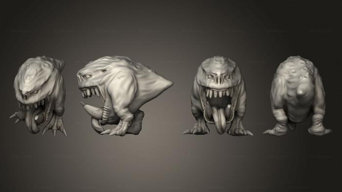 Figurines heroes, monsters and demons (Squig Herd Solo 01, STKM_7679) 3D models for cnc