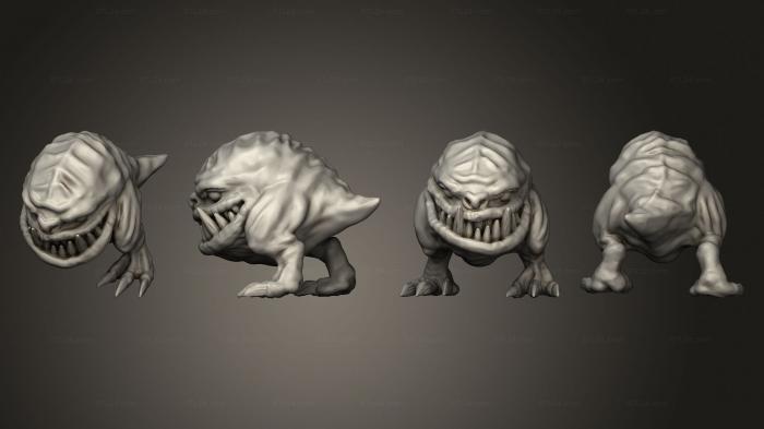 Figurines heroes, monsters and demons (Squig Herd Solo 12, STKM_7690) 3D models for cnc
