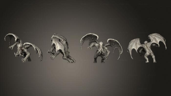 Статуэтки герои, монстры и демоны (Звездное Отродье Атакует Крупных, STKM_7697) 3D модель для ЧПУ станка