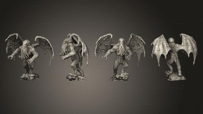 Статуэтки герои, монстры и демоны (Звездное Отродье Большое, STKM_7699) 3D модель для ЧПУ станка