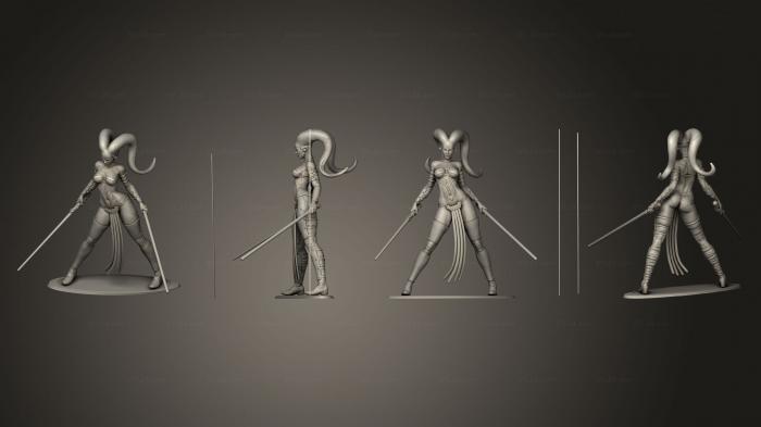 Figurines heroes, monsters and demons (Star Wars Darth Talon juliooka, STKM_7700) 3D models for cnc