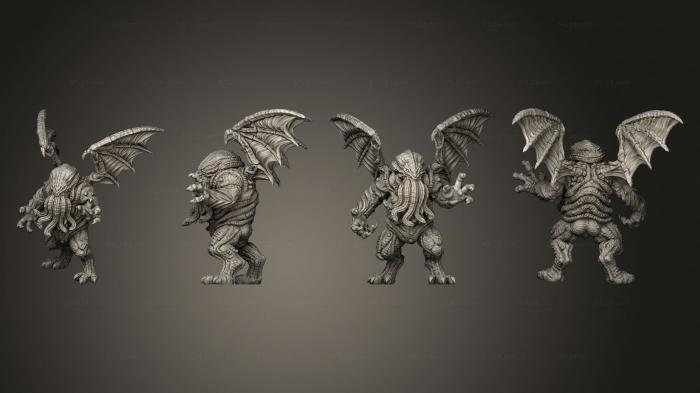 Figurines heroes, monsters and demons (STARSPAWN 02, STKM_7708) 3D models for cnc