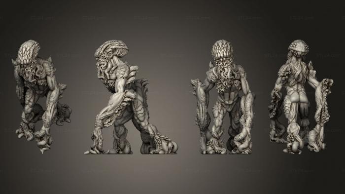 Figurines heroes, monsters and demons (Starspawns pose 1, STKM_7712) 3D models for cnc