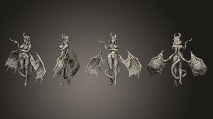 Статуэтки герои, монстры и демоны (Нож Суккуба 2, STKM_7759) 3D модель для ЧПУ станка