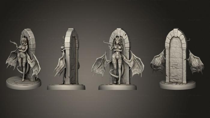 Статуэтки герои, монстры и демоны (Нож Суккуба, STKM_7760) 3D модель для ЧПУ станка