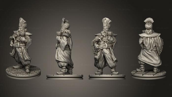 Статуэтки герои, монстры и демоны (Основанный Султаном, STKM_7767) 3D модель для ЧПУ станка
