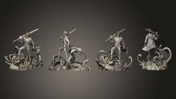 Figurines heroes, monsters and demons (Sung Jin Woo, STKM_7768) 3D models for cnc
