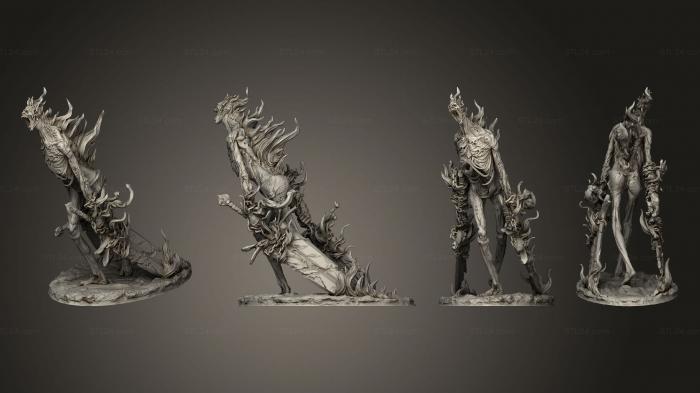 Figurines heroes, monsters and demons (Surtur Flame Giant, STKM_7786) 3D models for cnc