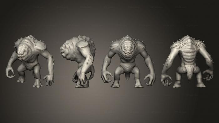 Figurines heroes, monsters and demons (SWU Kit 1 Jabbas Rancor, STKM_7818) 3D models for cnc