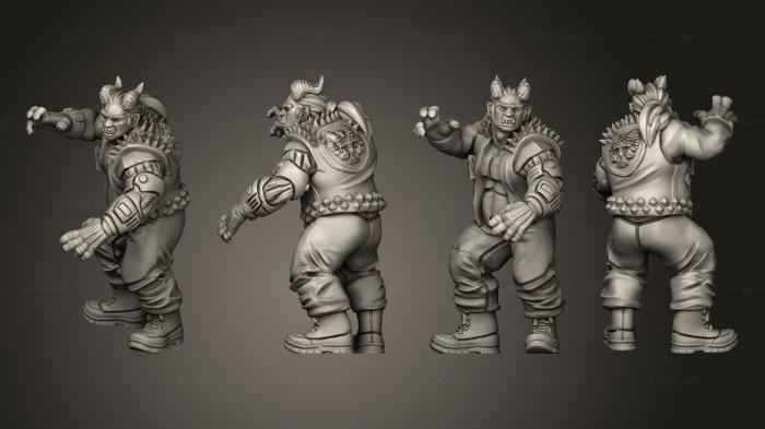 Figurines heroes, monsters and demons (T 32, STKM_7822) 3D models for cnc