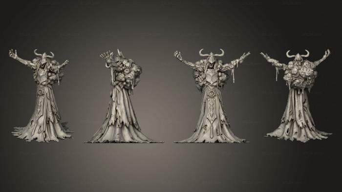 Figurines heroes, monsters and demons (Tainted High Priest Rot Seraphim, STKM_7837) 3D models for cnc