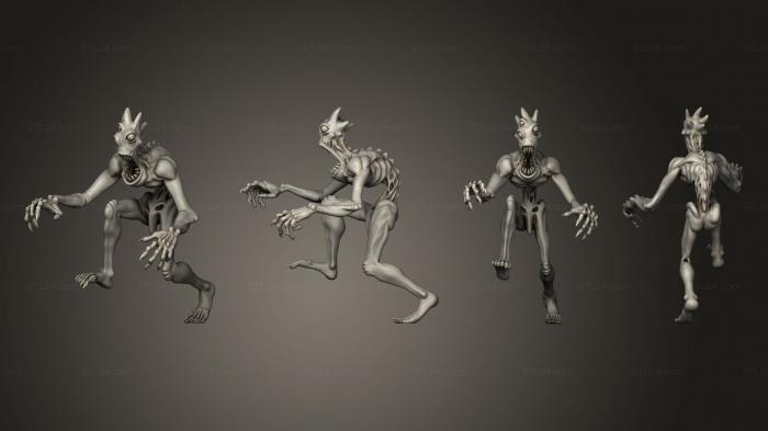 Figurines heroes, monsters and demons (Tall Man B 1, STKM_7847) 3D models for cnc