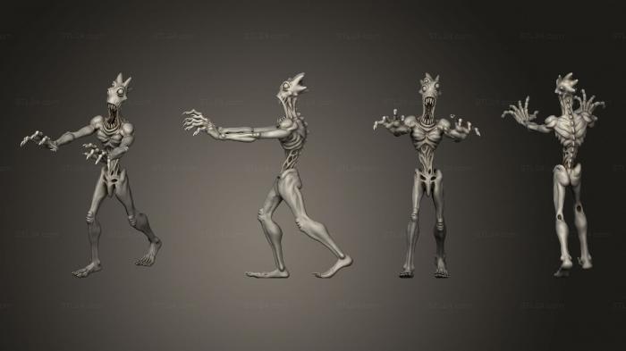 Figurines heroes, monsters and demons (Tall Man C 1, STKM_7850) 3D models for cnc