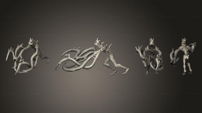 Статуэтки герои, монстры и демоны (Толлман рейк, STKM_7853) 3D модель для ЧПУ станка
