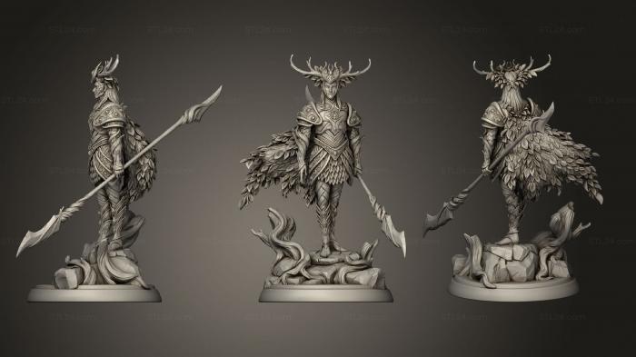 Figurines heroes, monsters and demons (Tarniel 75 arm L, STKM_7861) 3D models for cnc