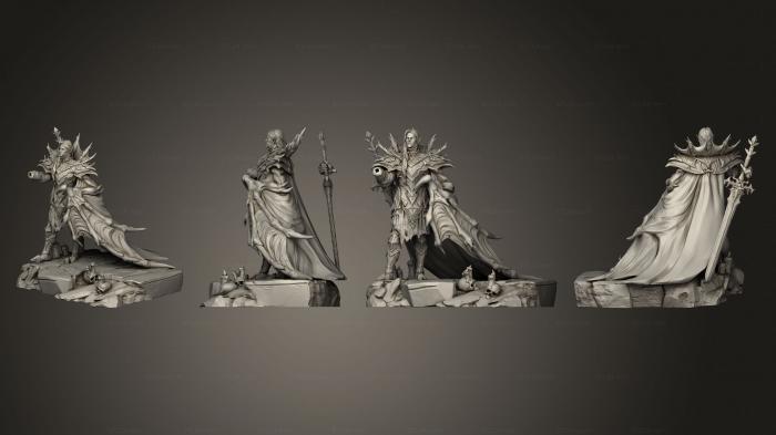 Статуэтки герои, монстры и демоны (Таверна Hork Merciful 75 arm R, STKM_7867) 3D модель для ЧПУ станка