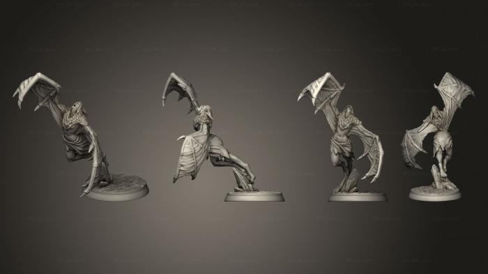 Figurines heroes, monsters and demons (Tavern Vampire 3, STKM_7877) 3D models for cnc