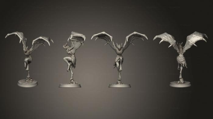 Статуэтки герои, монстры и демоны (Таверна Вампир 5, STKM_7879) 3D модель для ЧПУ станка