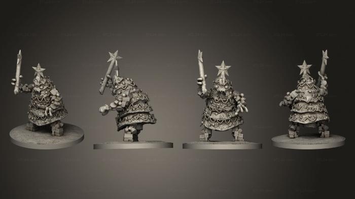Статуэтки герои, монстры и демоны (Деревья Террорбаума 2, STKM_7895) 3D модель для ЧПУ станка