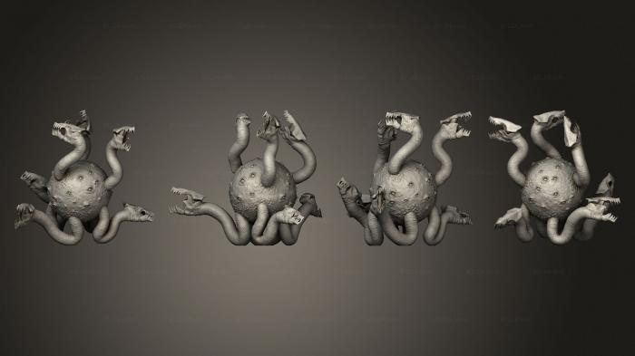 Figurines heroes, monsters and demons (Thagar, STKM_7898) 3D models for cnc