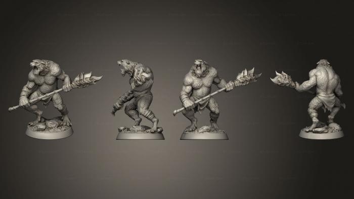Figurines heroes, monsters and demons (Thagquog, STKM_7899) 3D models for cnc