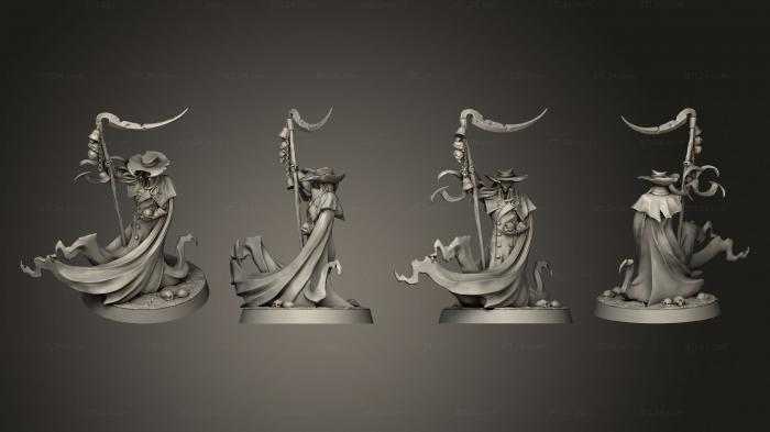 Figurines heroes, monsters and demons (The Ankou base, STKM_7905) 3D models for cnc