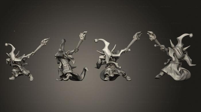 Статуэтки герои, монстры и демоны (Воинство Демоникуса Критокса 003, STKM_7951) 3D модель для ЧПУ станка