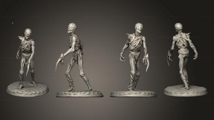 Figurines heroes, monsters and demons (The Reess Zombie 03, STKM_7966) 3D models for cnc