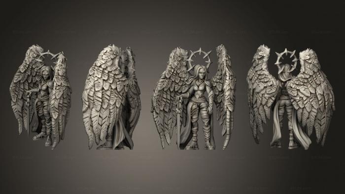 Figurines heroes, monsters and demons (Throwback Celestial Guardian A, STKM_8023) 3D models for cnc
