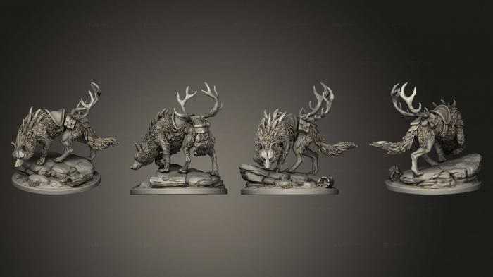Figurines heroes, monsters and demons (Throwback s Grimpaw, STKM_8038) 3D models for cnc