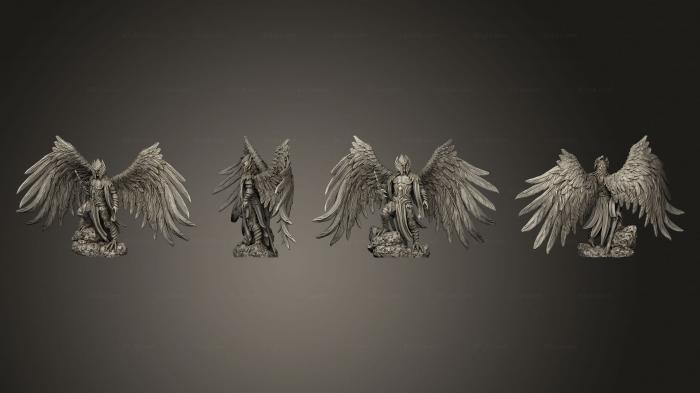 Статуэтки герои, монстры и демоны (Юселот Скайварден 1 002, STKM_8133) 3D модель для ЧПУ станка