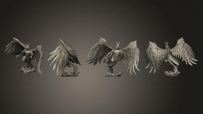 Figurines heroes, monsters and demons (Ucelot Skywarden 1 003, STKM_8134) 3D models for cnc
