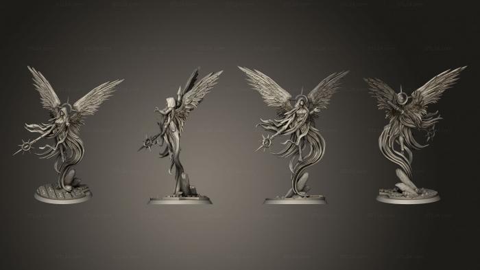 Figurines heroes, monsters and demons (Uliria Divineress, STKM_8136) 3D models for cnc