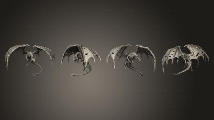 Figurines heroes, monsters and demons (Unchained Dragon Full, STKM_8143) 3D models for cnc